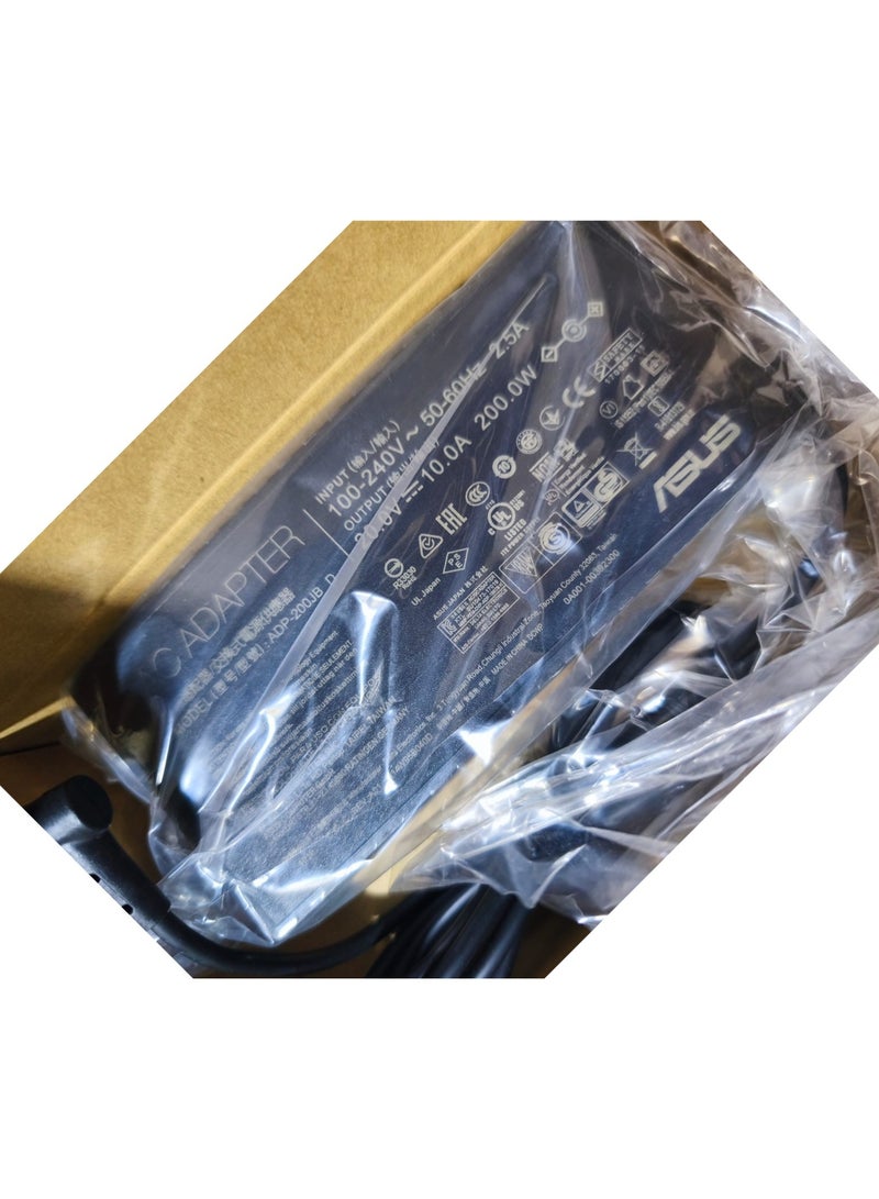 سي إس إف 200W For ASUS Charger 20V 10A 6.0x3.7mm laptop adapter for asus ADP-200JB D TUF DASH F15 A15 FX516PR FA506QR ROG G15 ZEPHYRUS FA506QR - Image 2